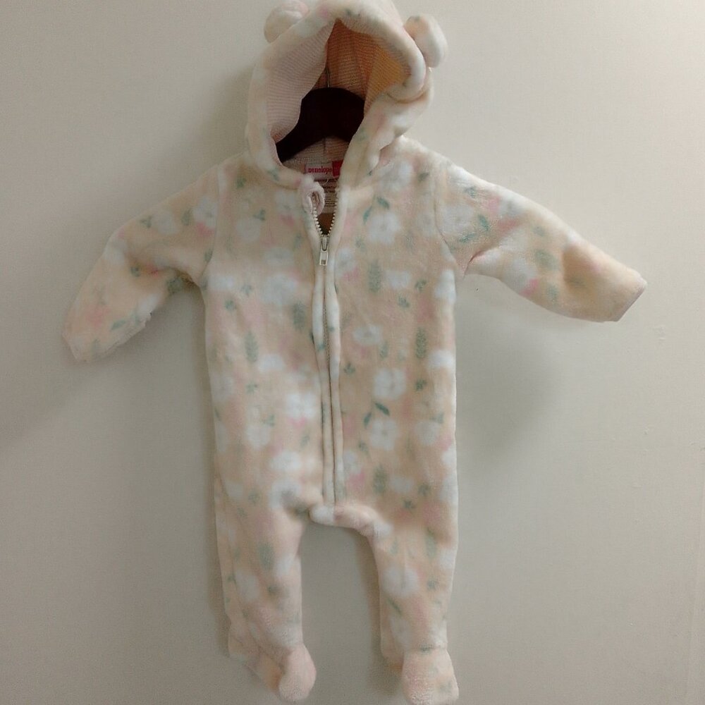 "Penelope Mack LTD" Baby One Piece With Hood
